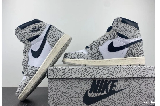 Rep EP Retro Jordan 1 White High DZ5485-052 DZ5485-052 Cement OG 0502